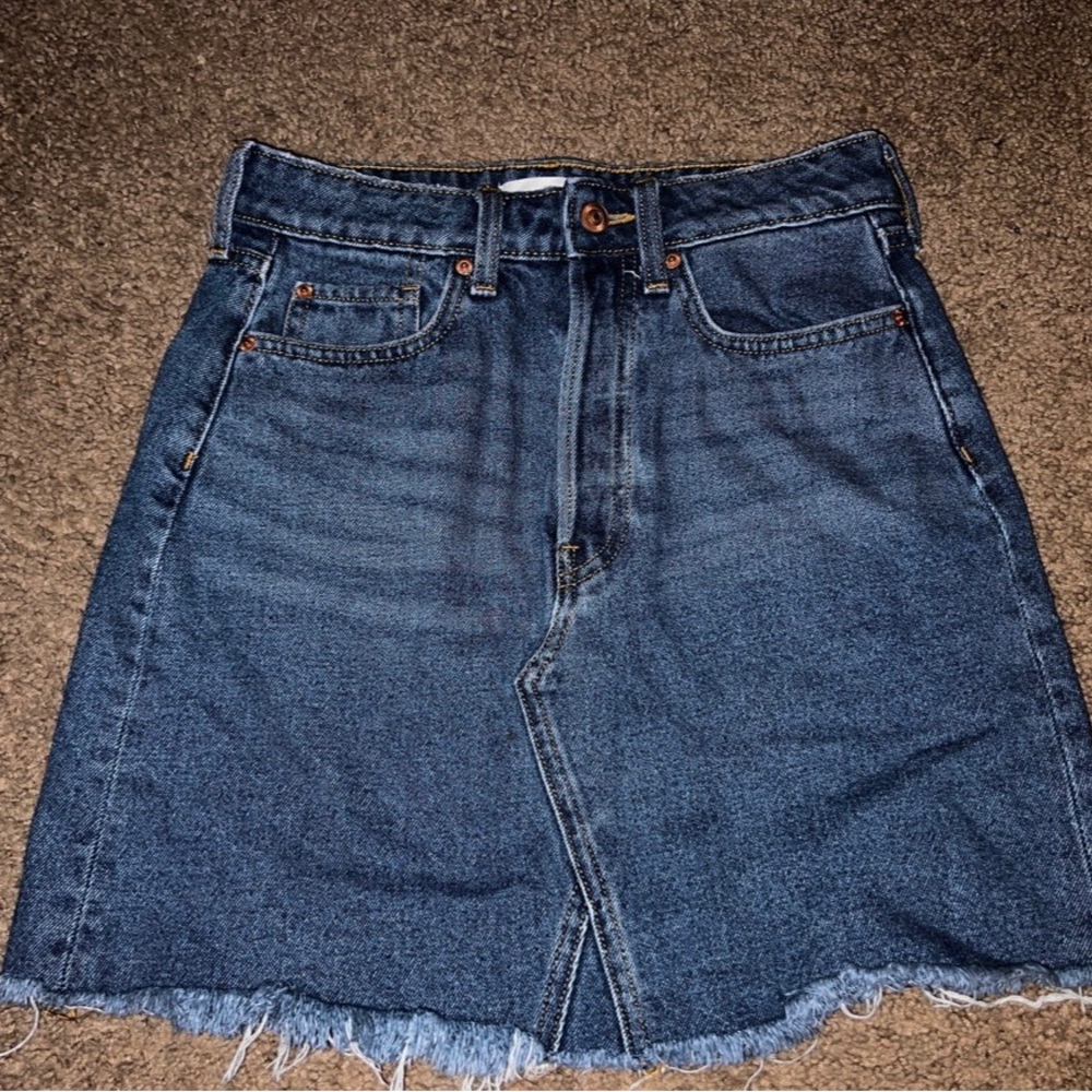 Denim Mini Skirt
